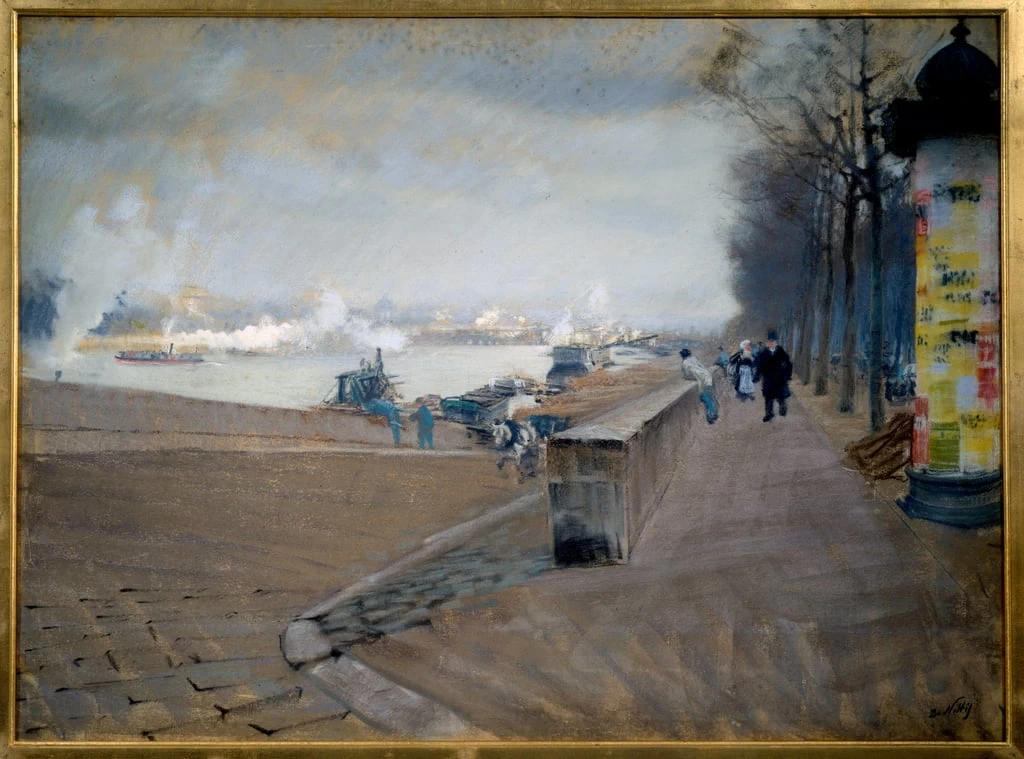 Giuseppe De Nittis - La Senna a Parigi, Musee d'Orsay, Parigi